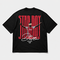 Black Oversized Saka Tee
